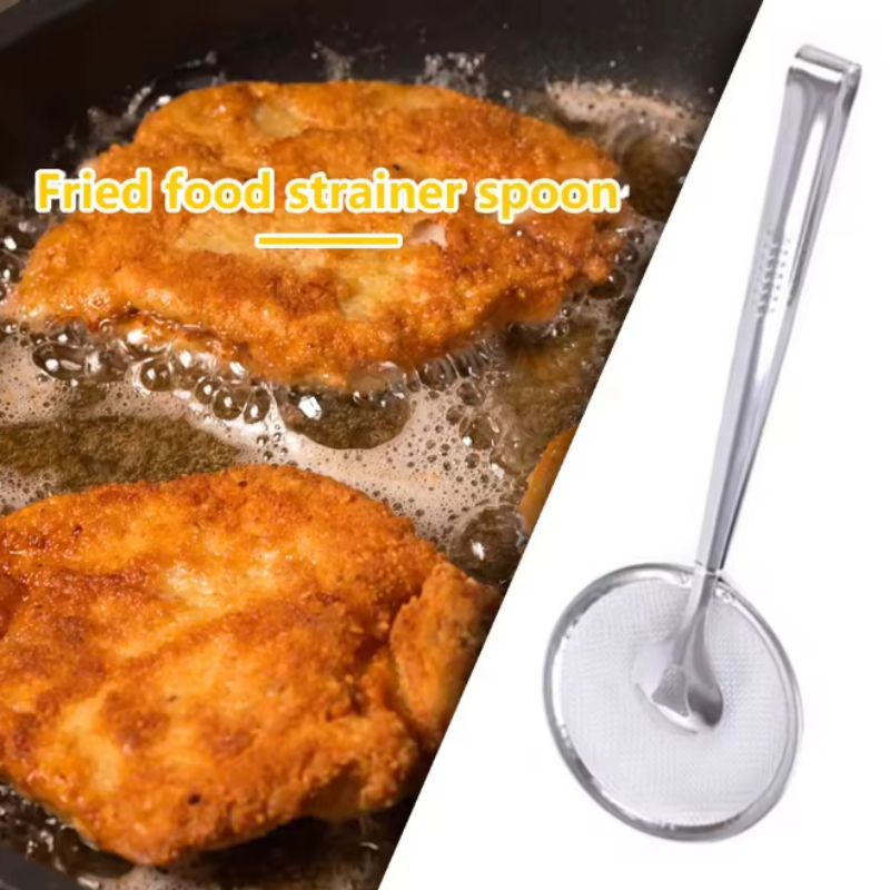 Quick Food Snacks - 1pc Quick Oil Strainer Stainless Steel