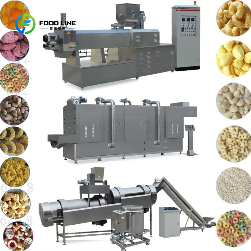Food Snacks To Make - Customized Double Screw Extruder Sweet Corn