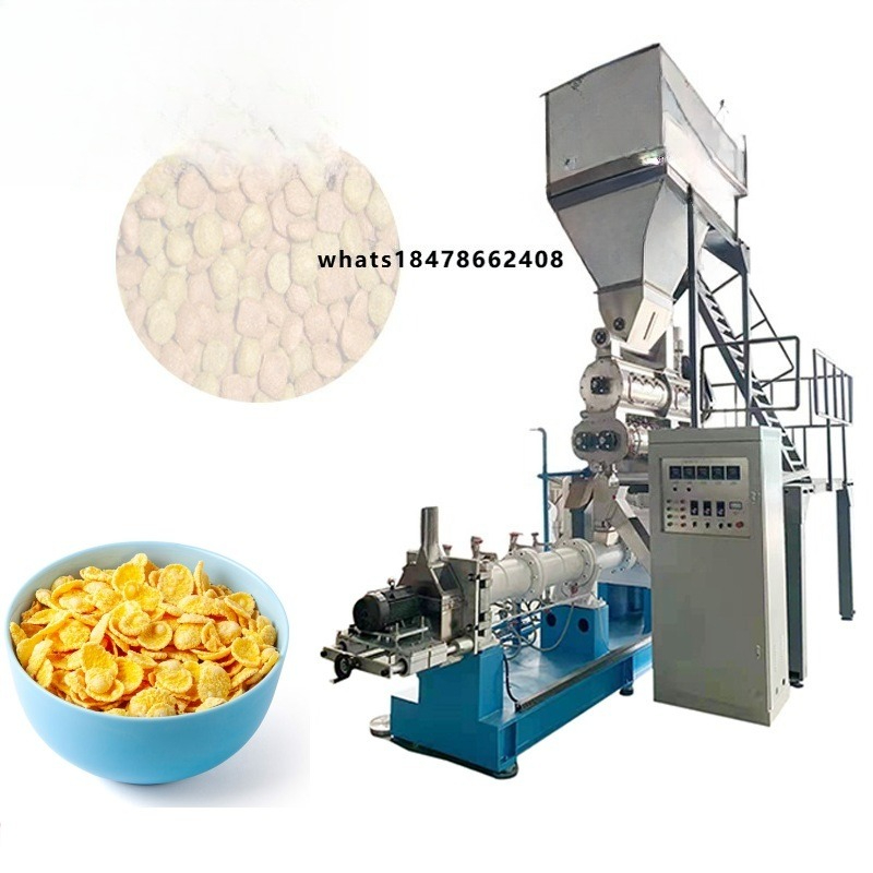 Food Snacks To Make - Crispy Corn Flakes Breakfast Cereals Making