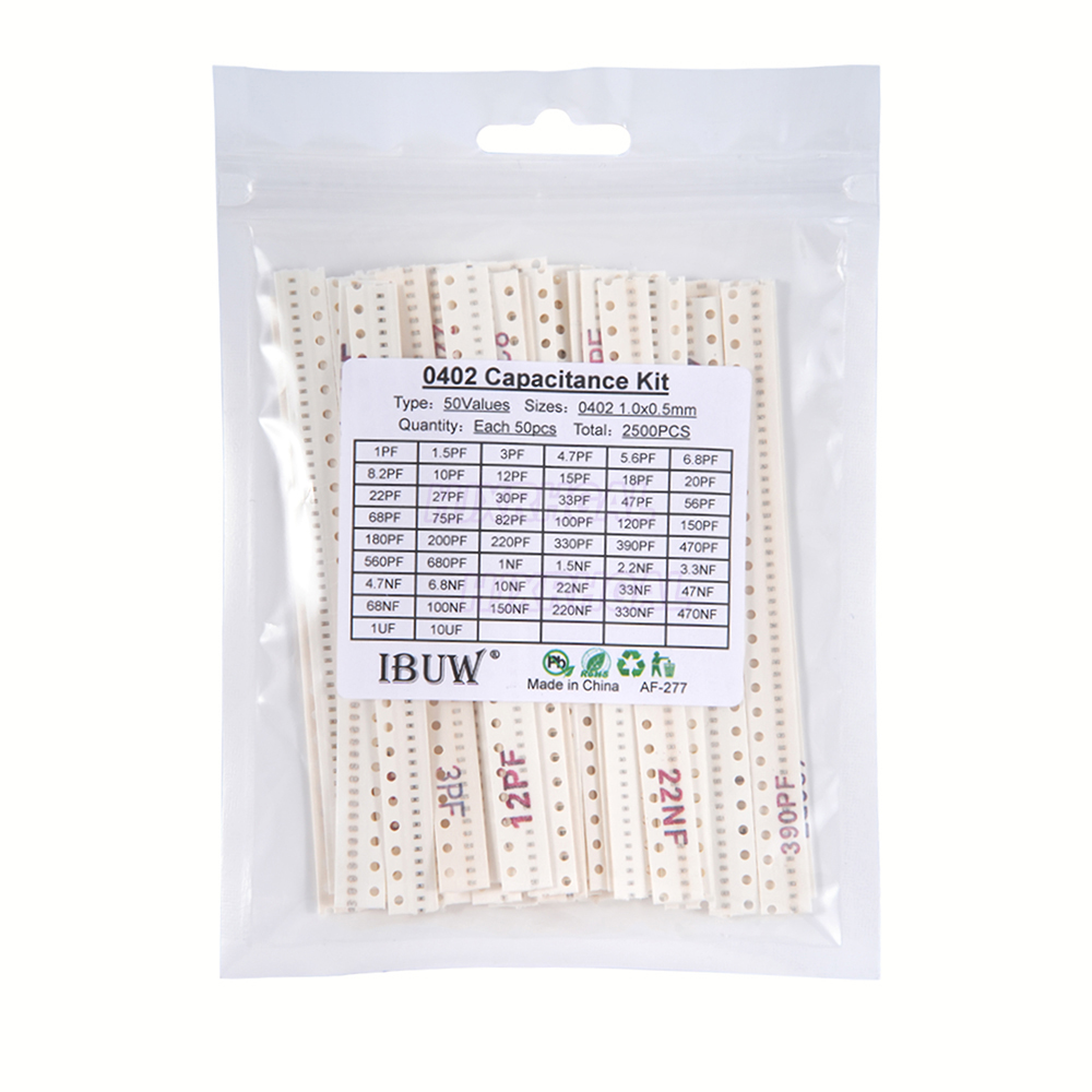 Yellow Food Snacks - 0402 SMD Ceramic Capacitor Assorted Kit