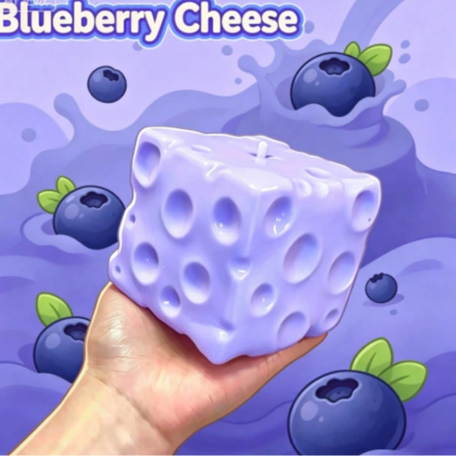 New Blueberry Color Cheese Squ - огляд і ціна Food & Snacks Coloring Book Bold & Easy Designs For Adults And Kids Bold & Easy Coloring Books