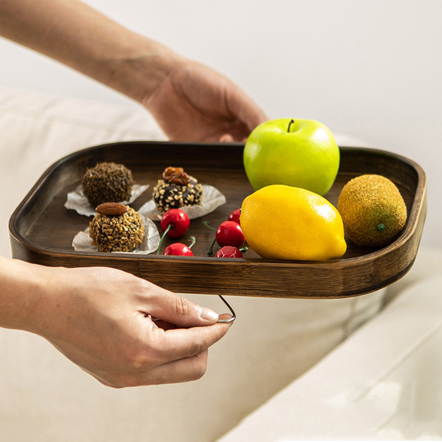 Multi-purpose Bamboo Tray Stor - огляд і ціна Food Snacks In Japan