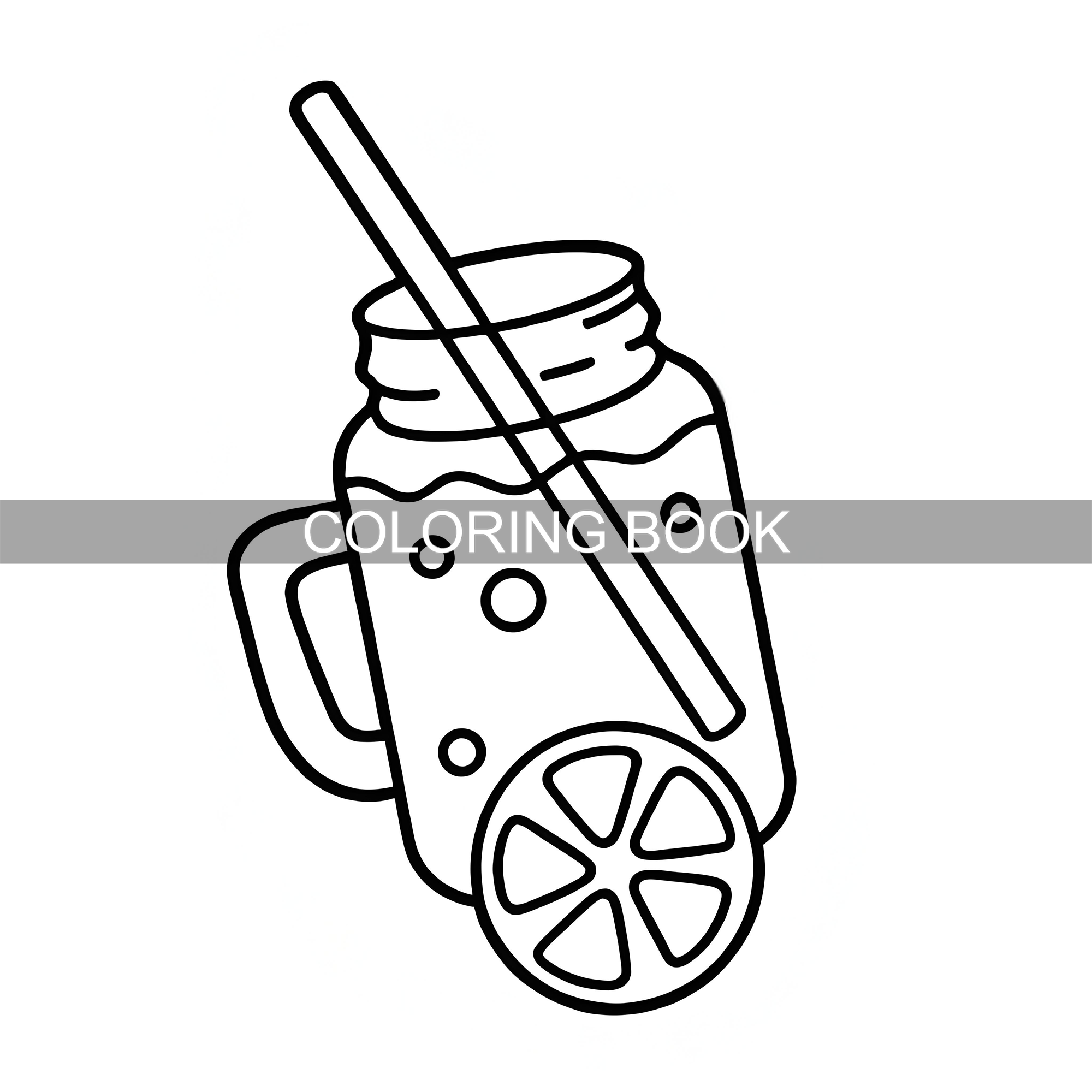 Delicious Treats Coloring Book - огляд і ціна Food Snacks Pictures