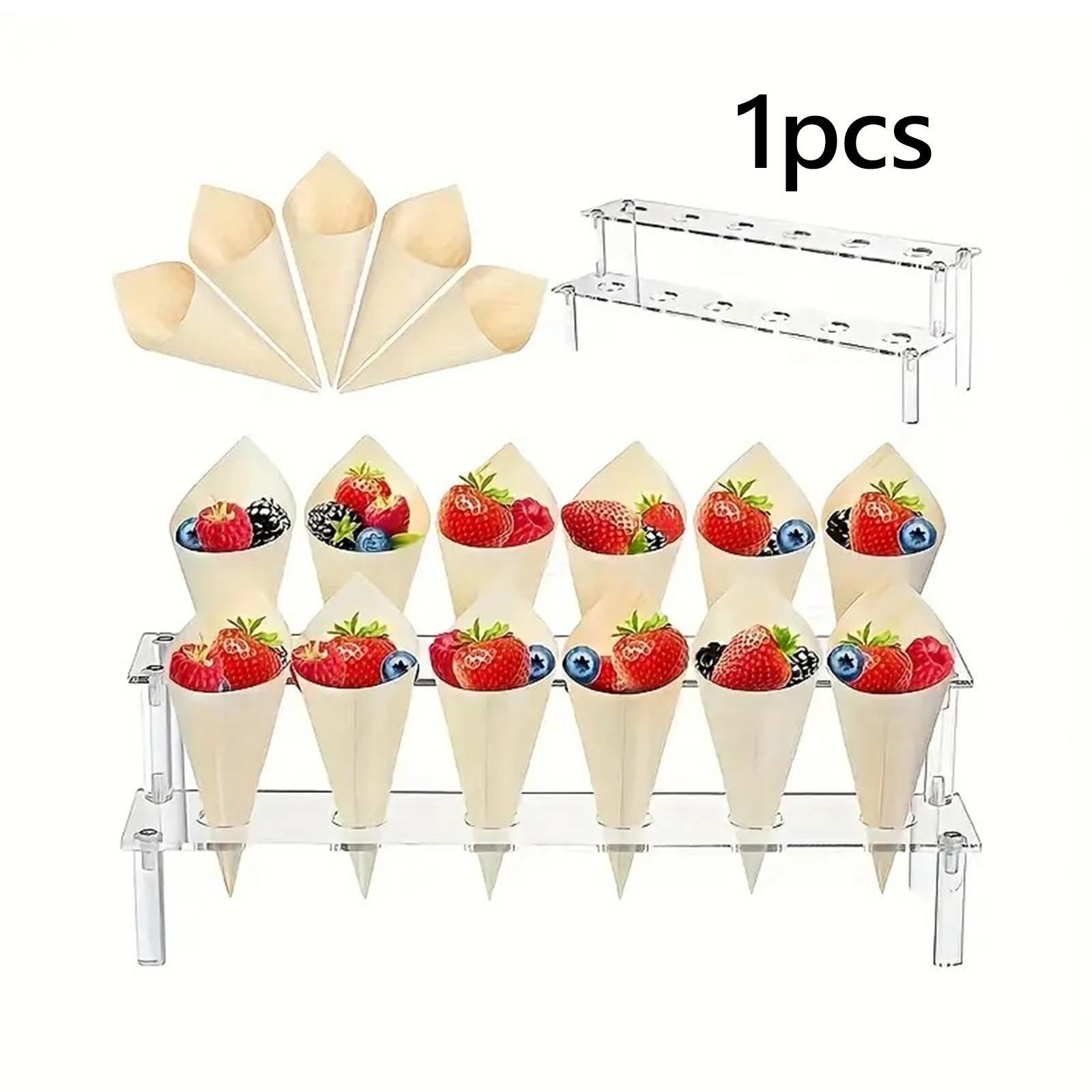 Ice Cream Cone Holder Snack Tr - огляд і ціна Food Snacks For Baby Shower