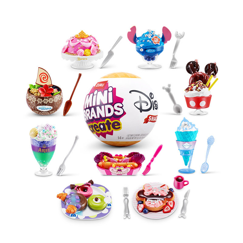 Zuru Mini Brands Create Disney - огляд і ціна Food Snacks To Make