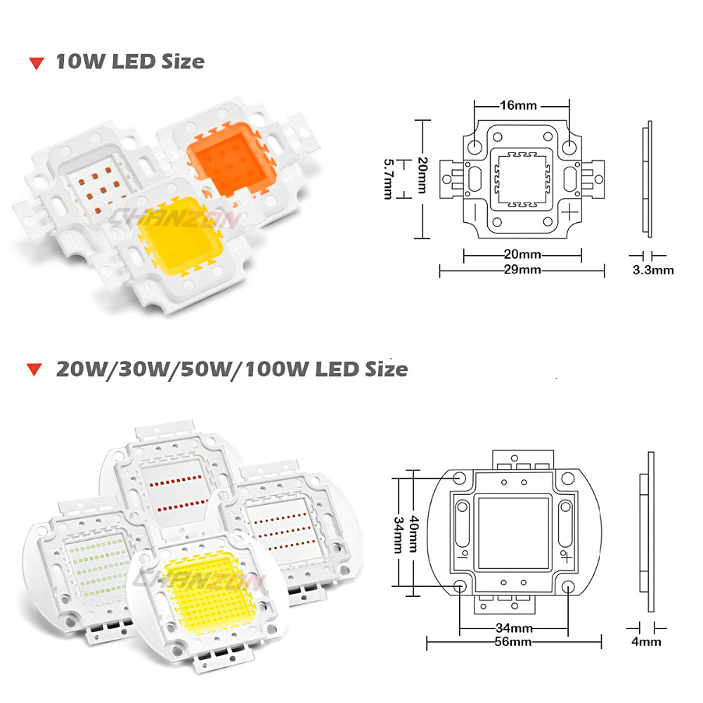 CHANZON 1pc High Power LED Chi - огляд і ціна Yellow Food Snacks