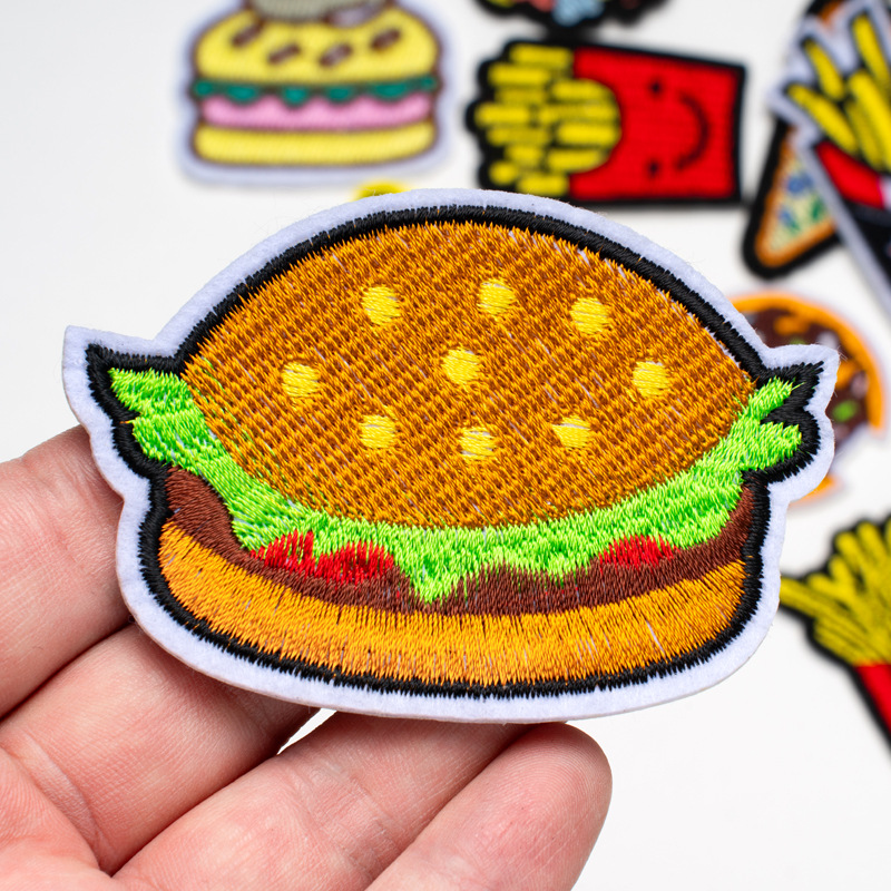 Fast Food Series Embroidered C - огляд і ціна Food Snacks Pictures