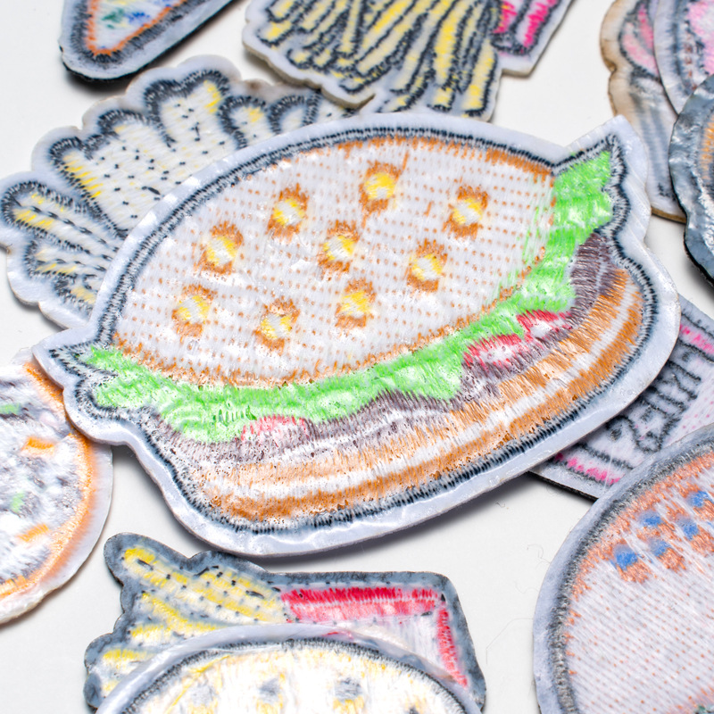 Fast Food Series Embroidered C - огляд і ціна Food Snacks Pictures