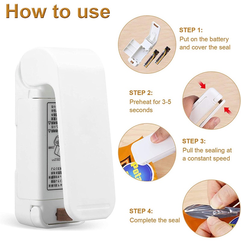 Quick Heat Bag Sealer, Portabl - огляд і ціна Quick Food Snacks