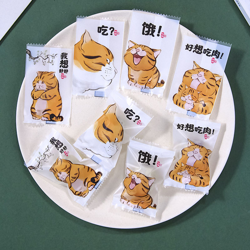 AQ 100pcs/lot Cartoon Cute Cat - огляд і ціна Food Snacks For Baby Shower