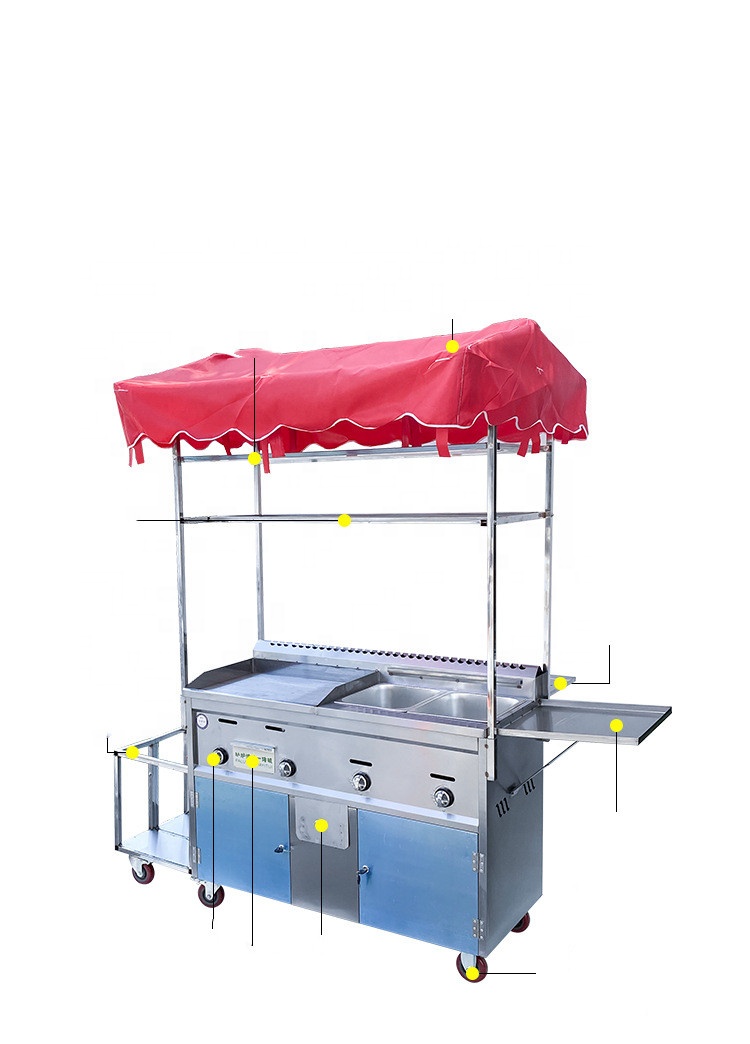 Mobile Food Truck Trailer Stai - огляд і ціна Quick Food Snacks