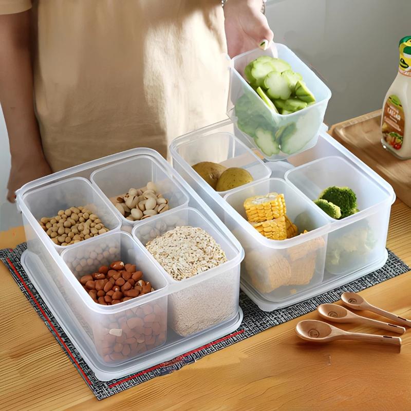 4 In 1 Refrigerator Crisper Bo - огляд і ціна Food Prep Snacks