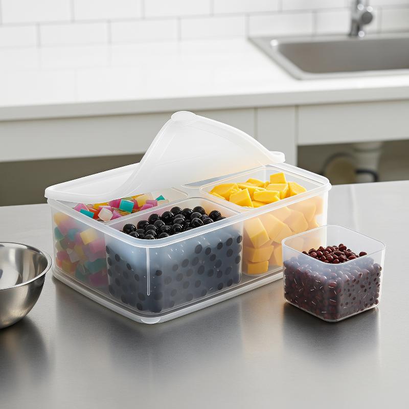 4 In 1 Refrigerator Crisper Bo - огляд і ціна Food Prep Snacks