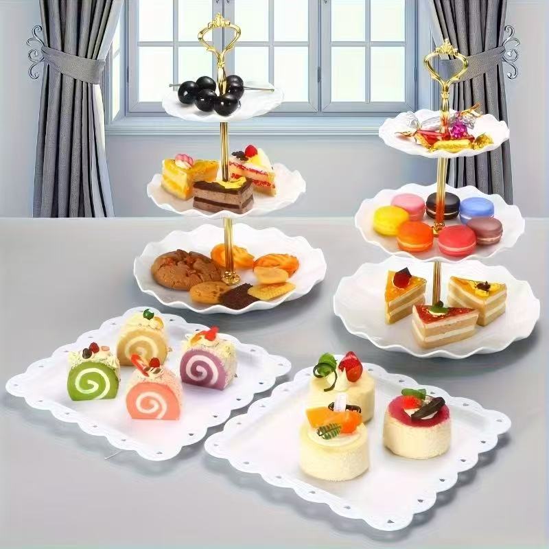 1/3/4/5PCS Decorative Food Tra - огляд і ціна Food Snacks For Baby Shower