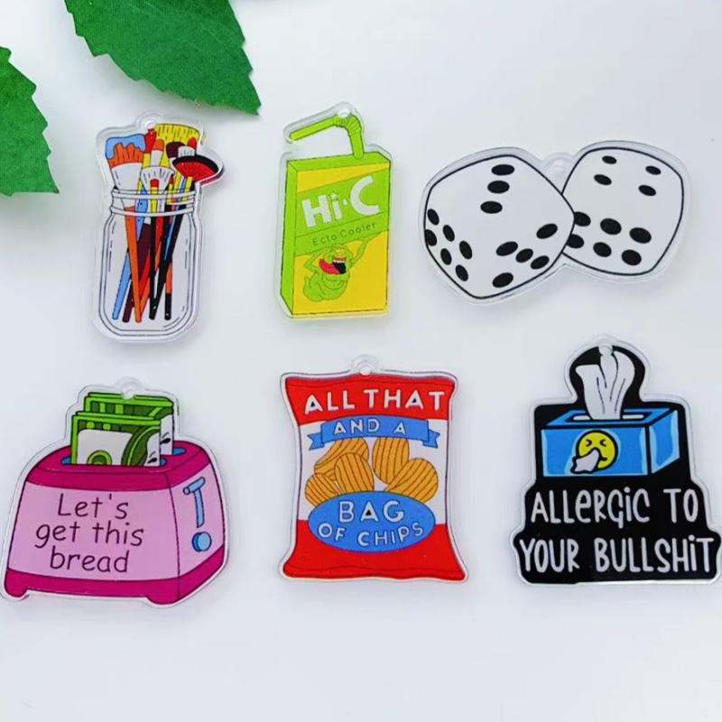 10 pieces of acrylic cartoon c - огляд і ціна Food Snacks To Make