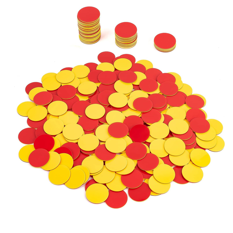 Red Yellow Counters Two Color  - огляд і ціна Yellow Food Snacks