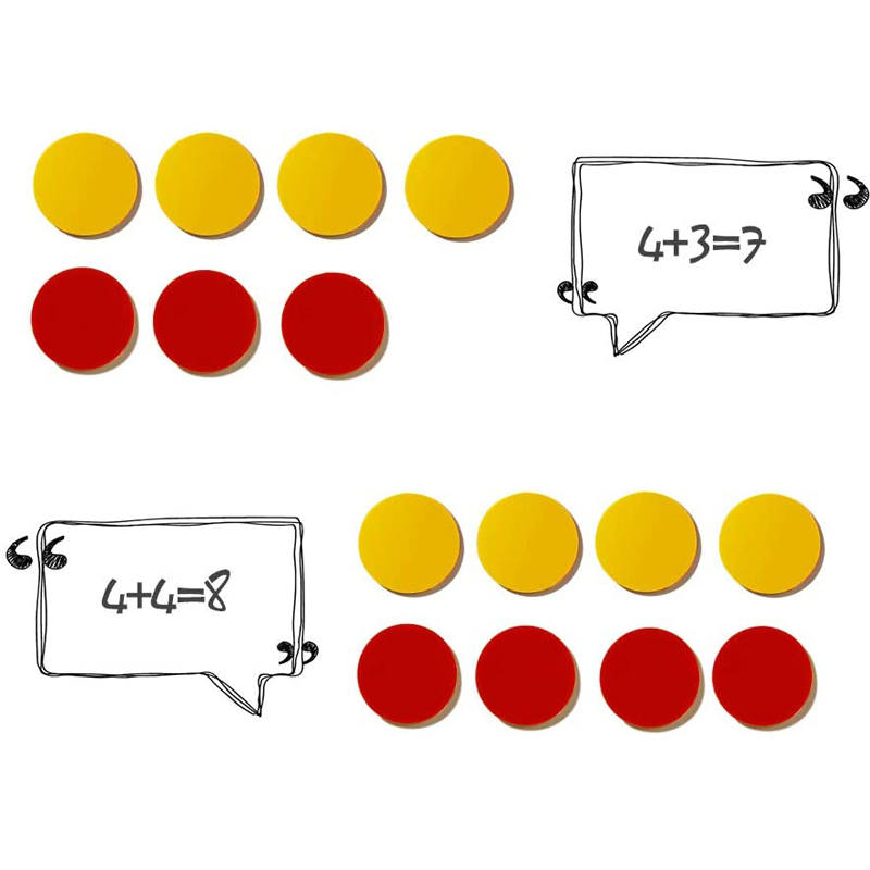 Red Yellow Counters Two Color  - огляд і ціна Yellow Food Snacks