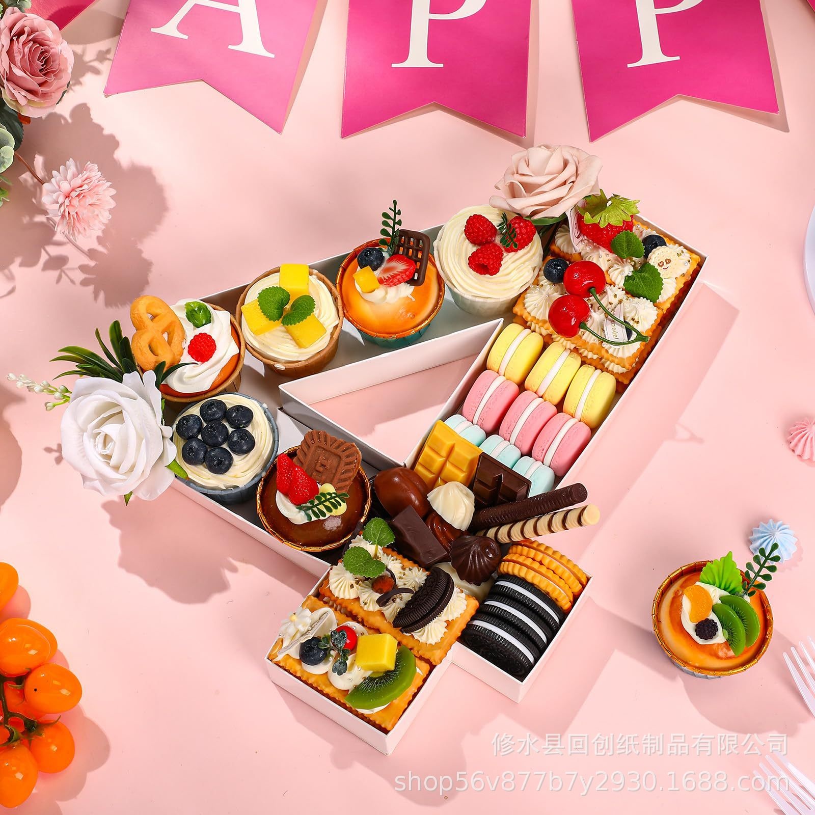 0-9 Number Food Trays Birthday - огляд і ціна Food Snacks For Baby Shower