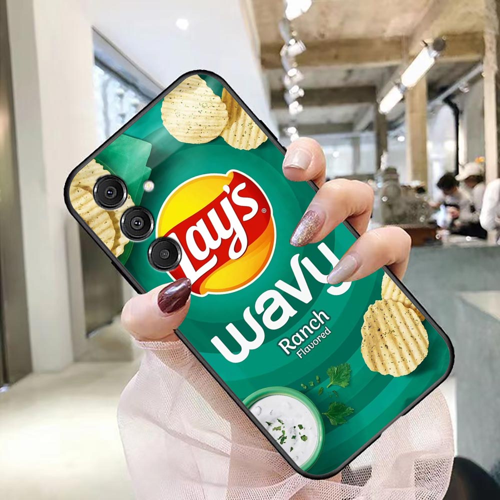 Phone Case For Samsung A14 A15 - огляд і ціна Food Snacks Quotes