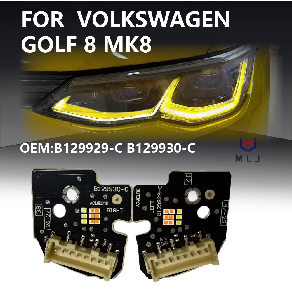 For Volkswagen Golf 8 MK8 B129 - огляд і ціна Yellow Food Snacks