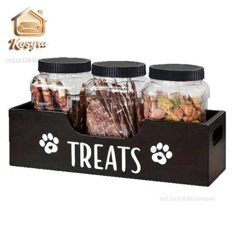 Wooden dog food container stor - огляд і ціна Food Snacks Amazon