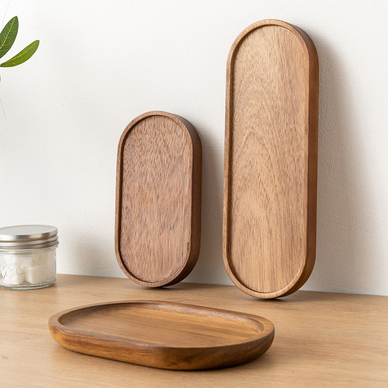 Tableware Solid Wood Food Tray - огляд і ціна Food Snacks In Japan