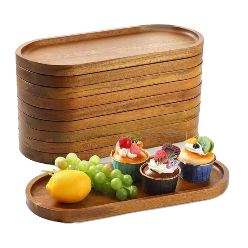 Tableware Solid Wood Food Tray - огляд і ціна Food Snacks In Japan