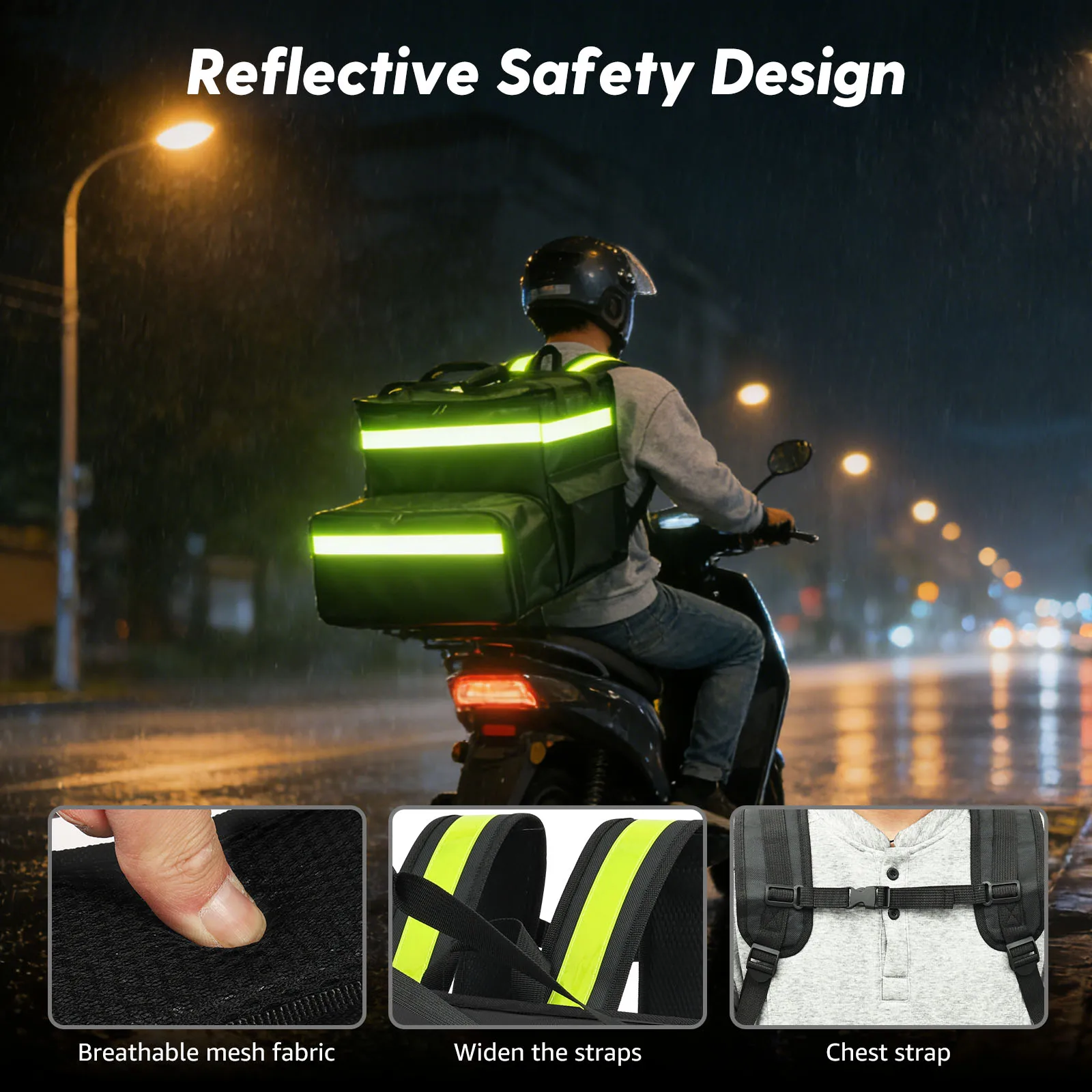 Insulated Delivery Backpack La - огляд і ціна Food Snacks Delivery