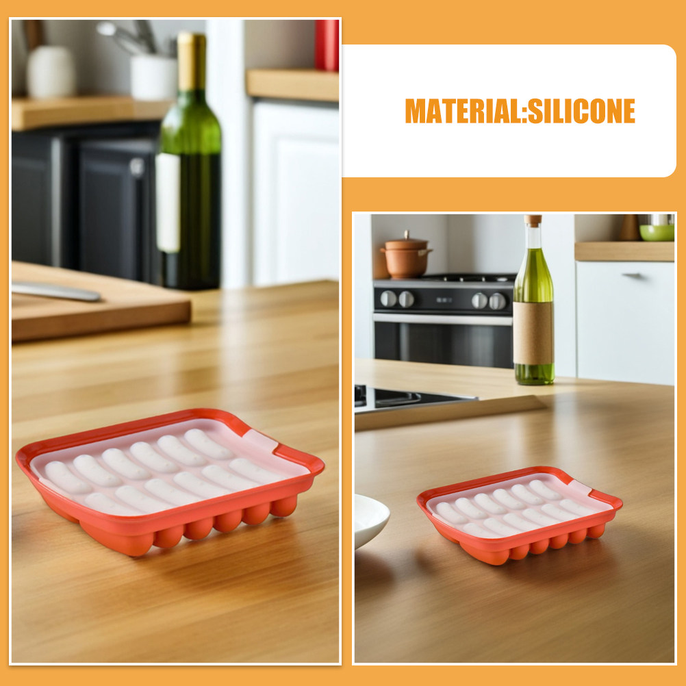 Silicone Sausage Mold 12 Cavit - огляд і ціна Homemade Food Snacks