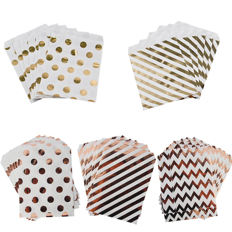 20/25pcs Gold/Rose Gold Dot/St - огляд і ціна Food Snacks For Baby Shower