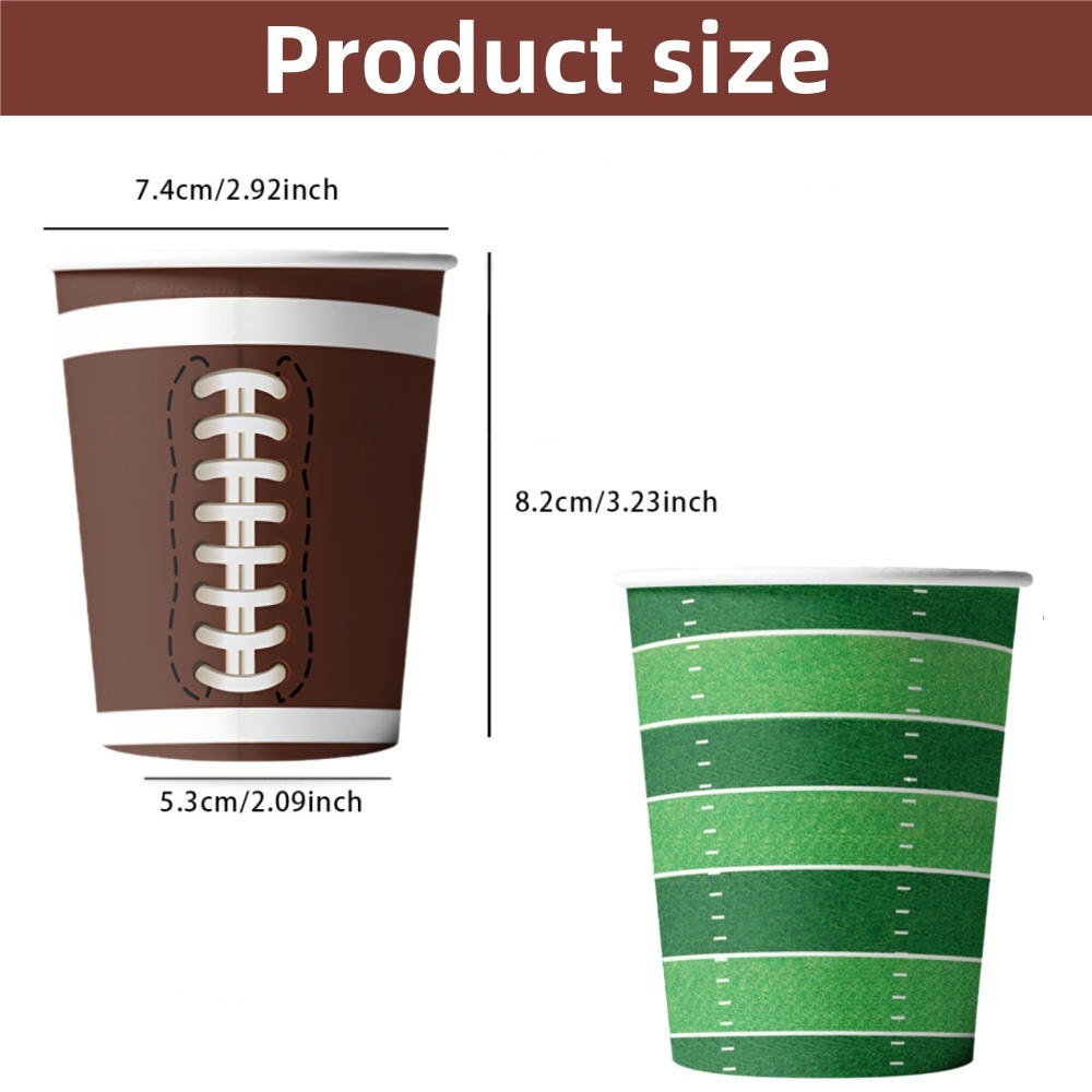 10/20/30Pcs 9oz America Footba - огляд і ціна Food Snacks Game