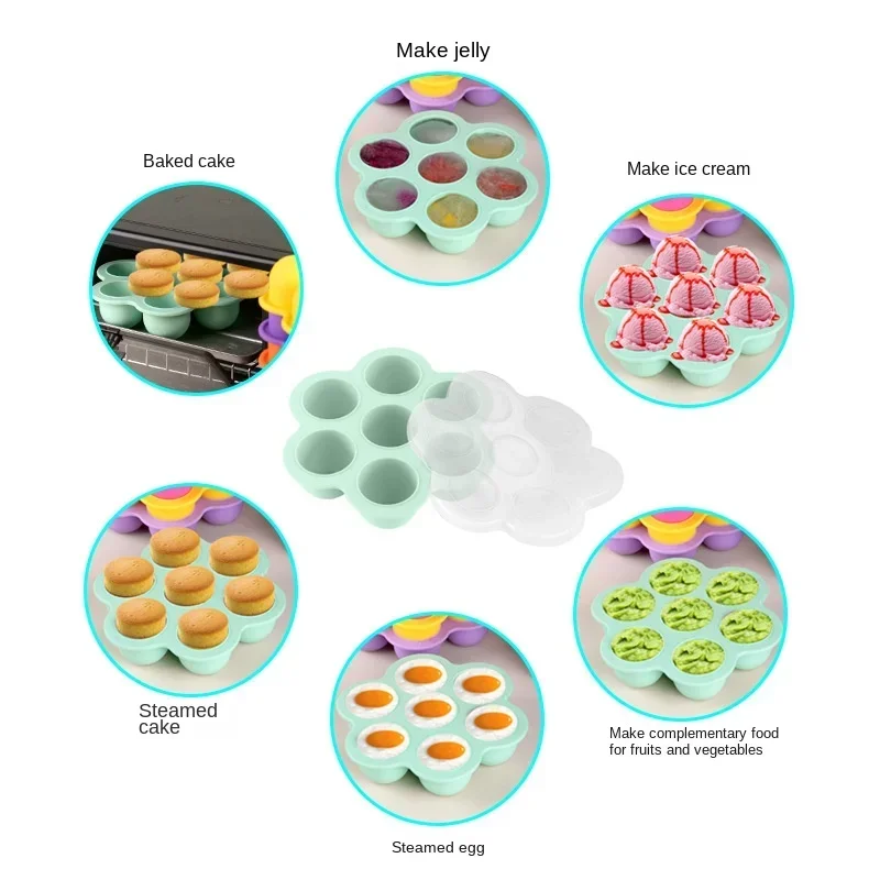 Reusable Gel Silicone Molds fo - огляд і ціна Food Snacks For 1 Year Old